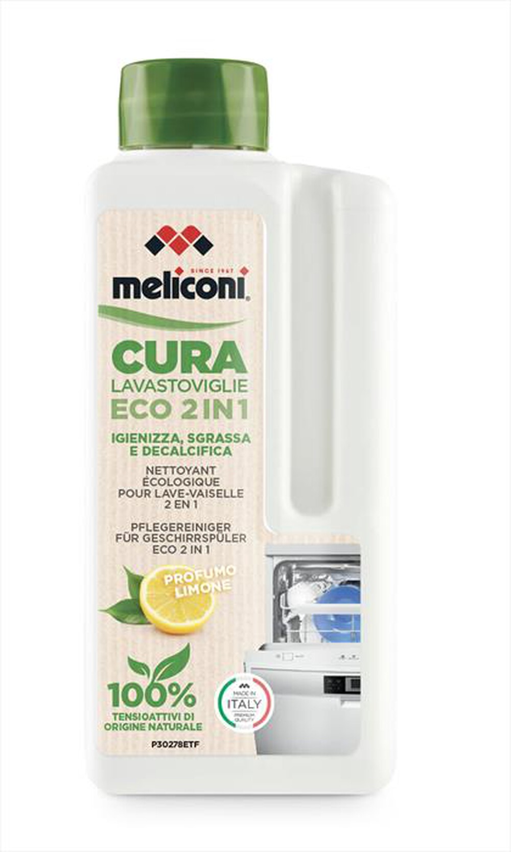 Immagine del prodotto MELICONI - CURA LAVASTOVIGLIE LIQUID-Astuccio contenente 2 flaconi