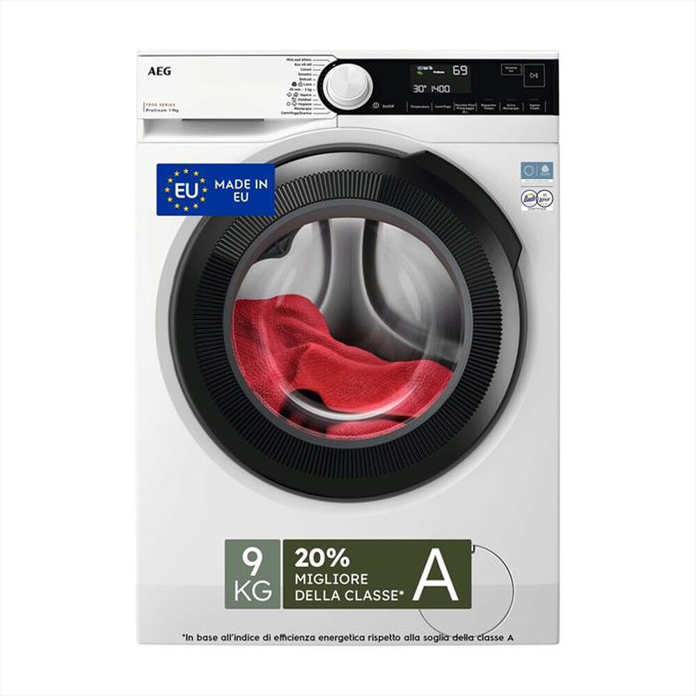 Immagine del prodotto AEG - Lavatrice LR7FD94 9 Kg Classe A-Bianco