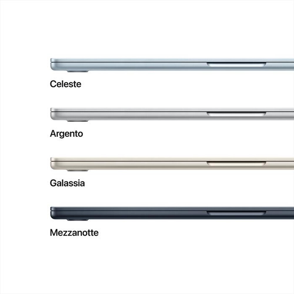 Immagine del prodotto APPLE - MacBook Air 15" M5 Core 10 CPU 10 GPU 16GB 1TB SSD-Galassia