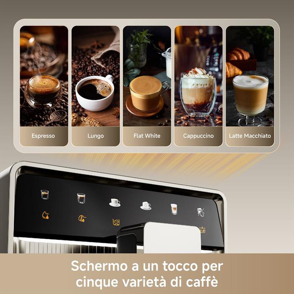 Immagine del prodotto DREAME - Macchina da caff&egrave; automatica ECCELUXE SLIMVIM-Bianco