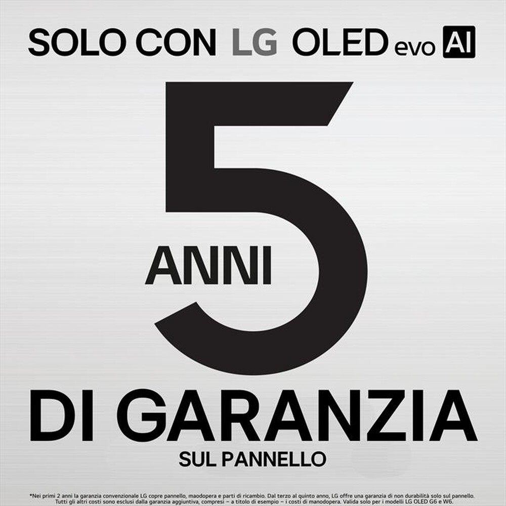 Immagine del prodotto LG - Smart TV OLED EVO AI 4K 55" G6S OLED55G66LS-Dark Satin Silver