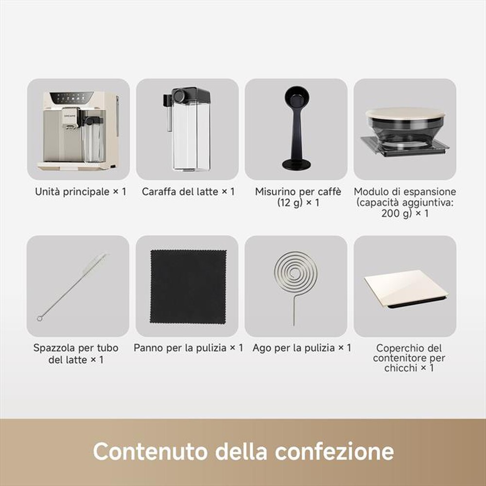Immagine del prodotto DREAME - Macchina da caff&egrave; automatica ECCELUXE MASTER VIM-Bianco