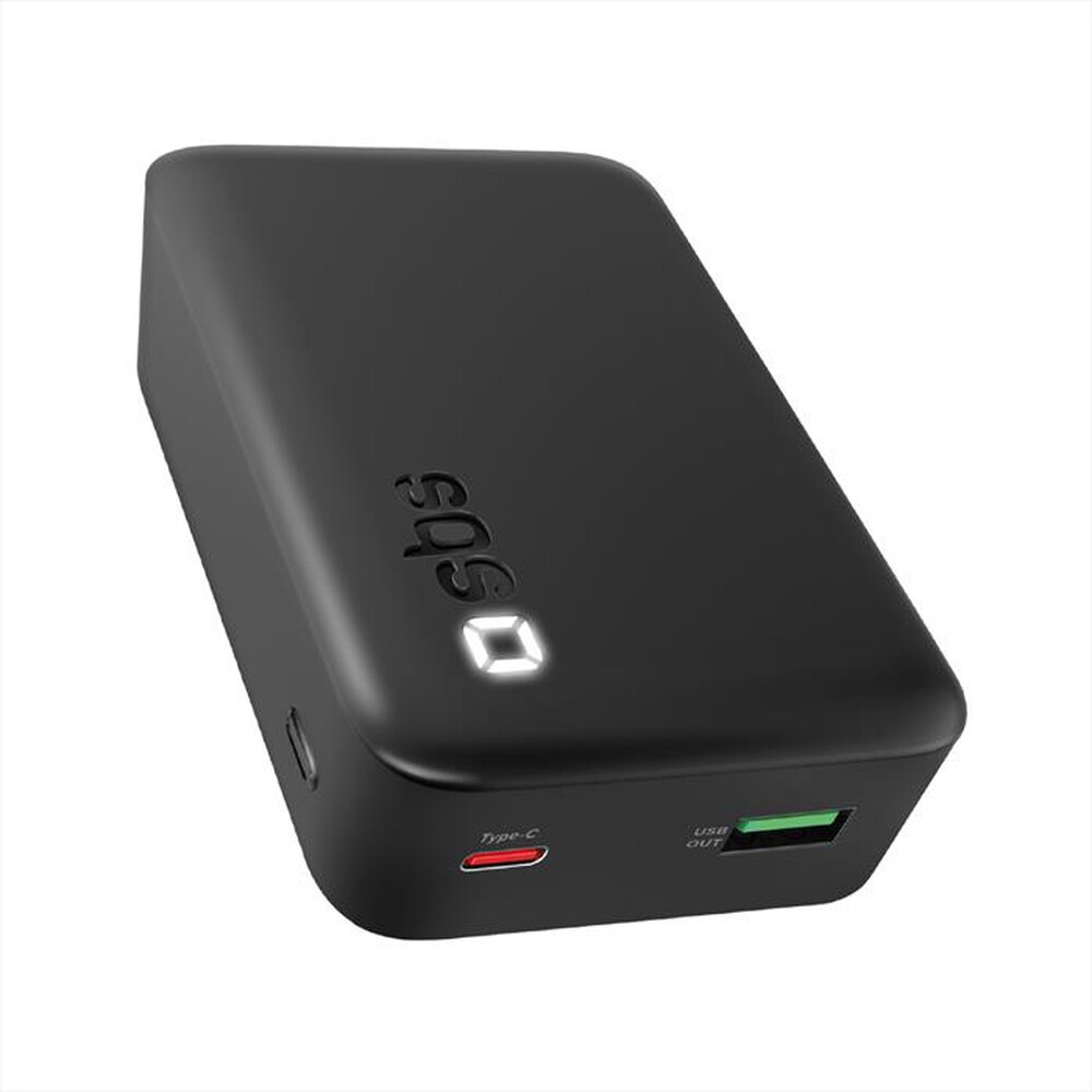 Immagine del prodotto SBS - Powerbank compatto 20000 mAh PD 20W LED-Nera
