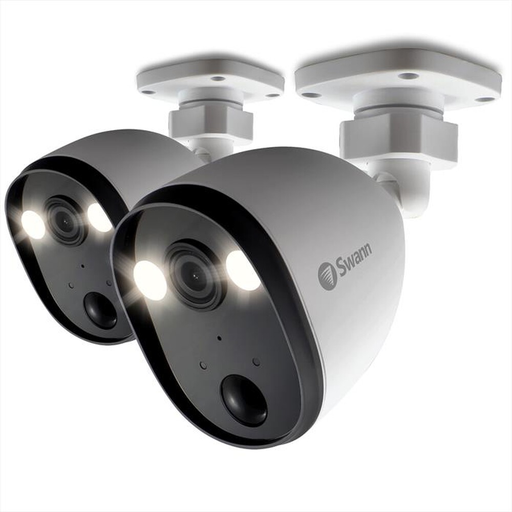 Immagine del prodotto SWANN - SPOTCAM FULL HD CON LUCE ESTERNO 2 PACK-White