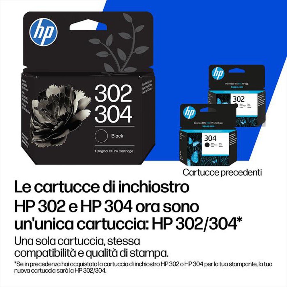 Immagine del prodotto HP - CARTUCCIA DI INCHIOSTRO NERO ORIGINALE 302/304-Nero