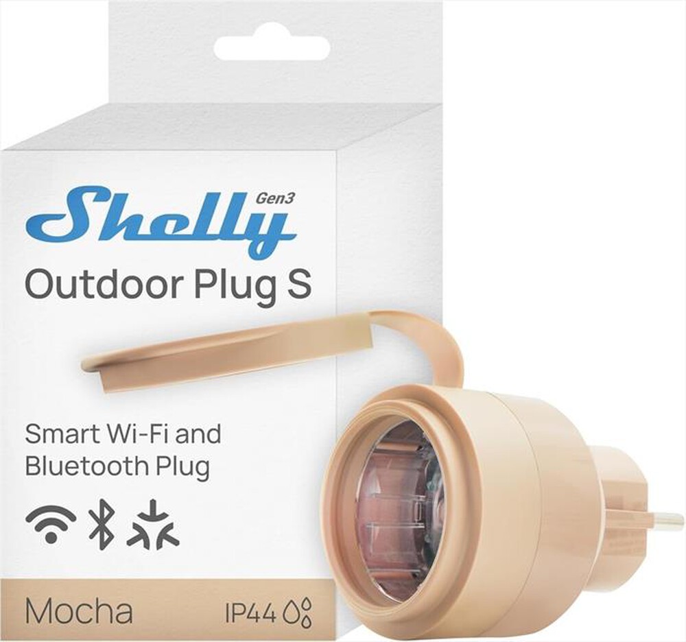 Immagine del prodotto SHELLY - OUTDOOR PLUG S GEN3-Beige