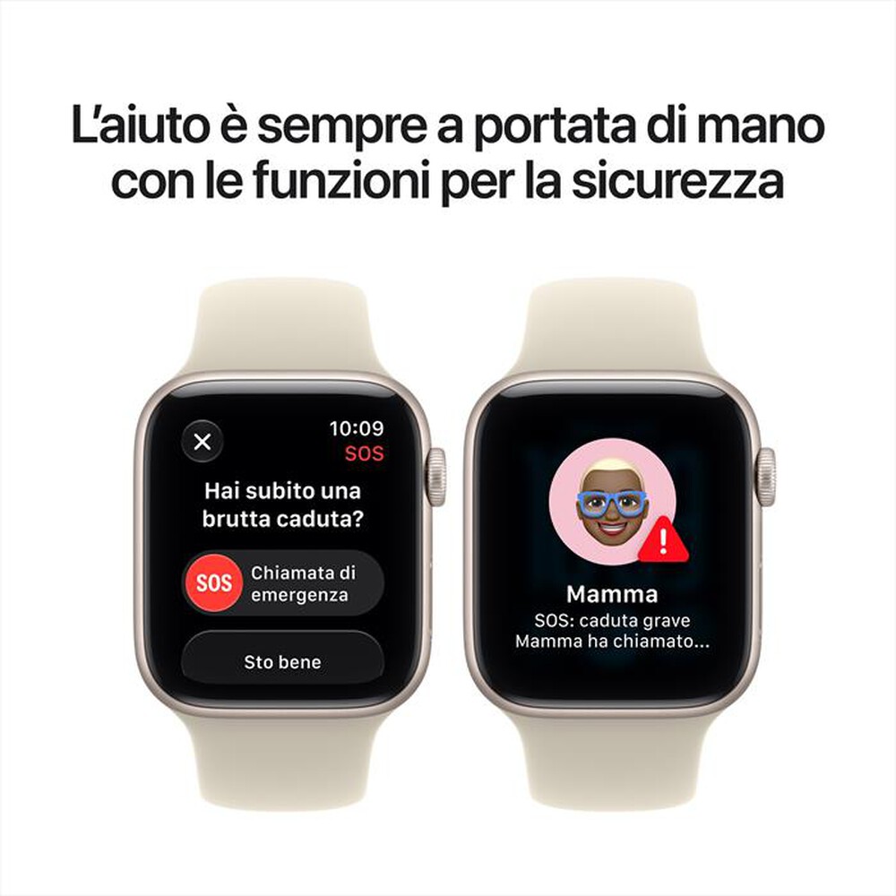 Immagine del prodotto APPLE - Watch SE 3 GPS 44mm Alluminio Galassia-Sport Band Sabbia - S/M