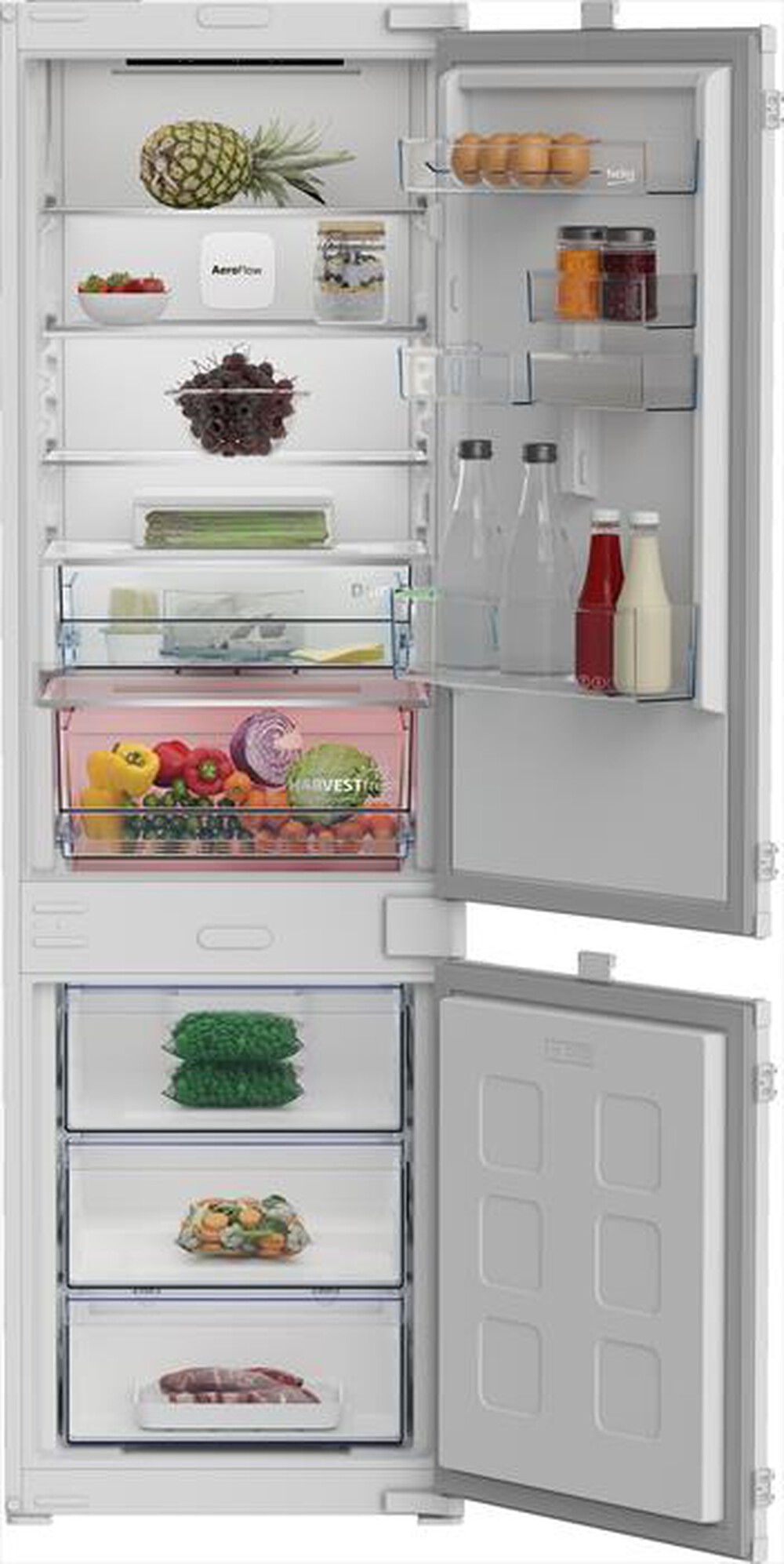 Immagine del prodotto BEKO - Frigorifero combinato B7BCNA296HS Classe C 270lt-Bianco
