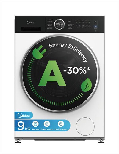 MIDEA - Lavatrice MF205W90BA30/W-IT 9Kg Classe A-Bianco