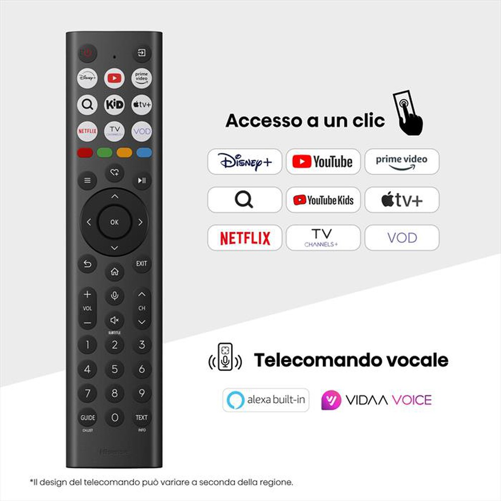 Immagine del prodotto HISENSE - Smart Tv QLED 43" 4K Ultra HD 43A79Q-NERO