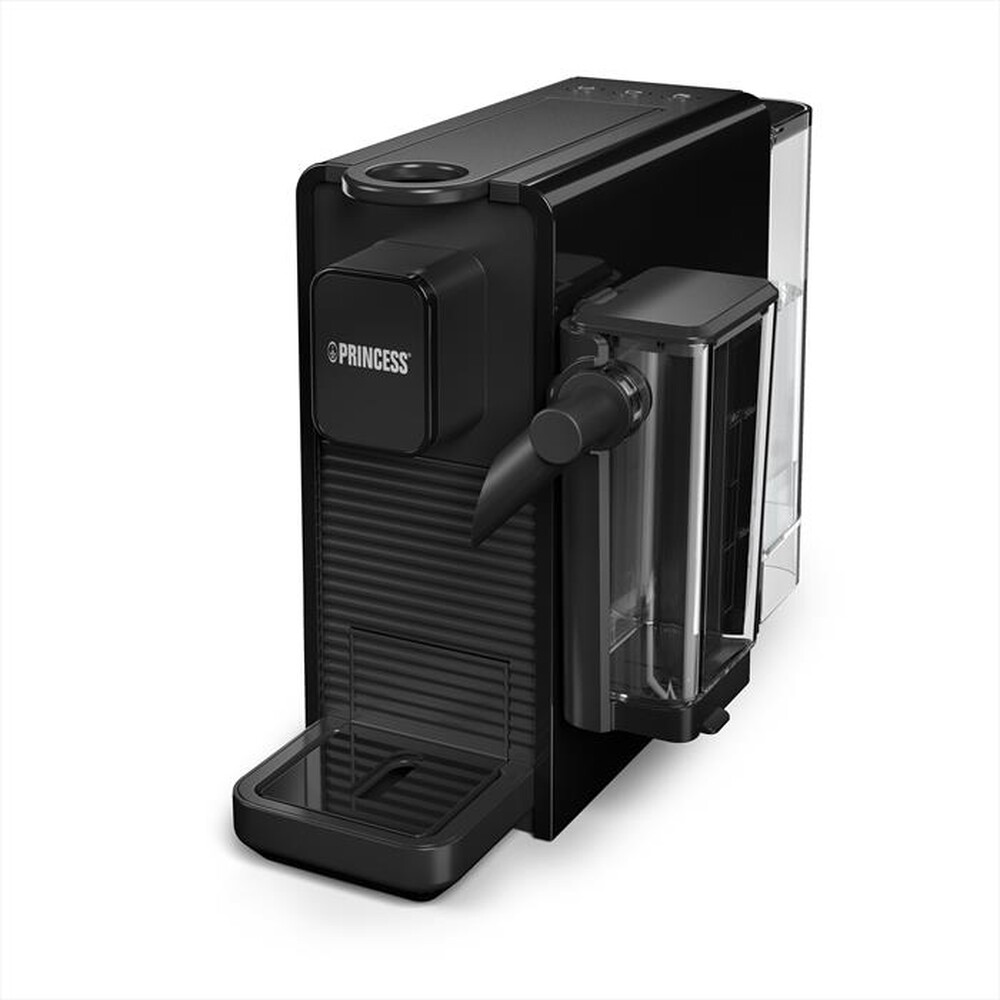 PRINCESS - MACCHINA CAFF&Egrave; CAPSULE NESPRESSO E LATTE PRO-Nero / Plastica