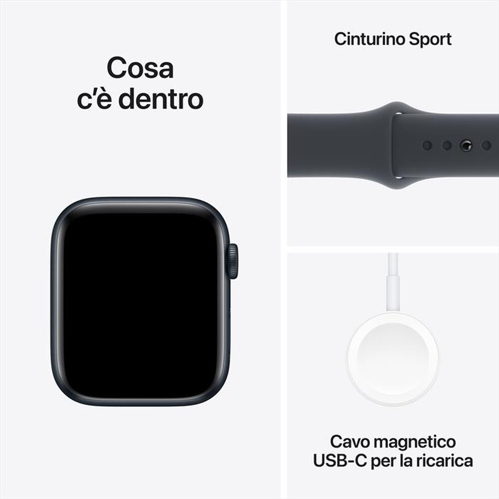 Immagine del prodotto APPLE - Watch SE GPS + Cellular 44mm Cassa Alluminio-Midnight Sport Band Midnight S