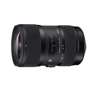 SIGMA - 18-35mm-F/1.8 (A) AF DC HSM Nikon 210955-NERO