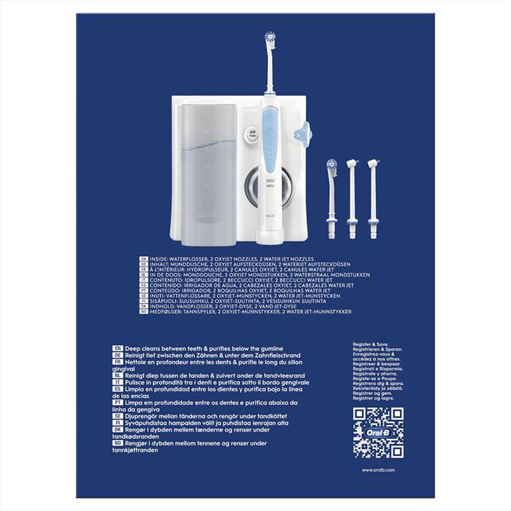 Immagine del prodotto ORAL-B - Idropulsore HEALTH CENTER-Bianco