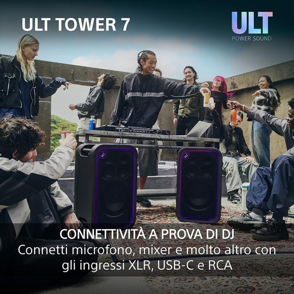 Immagine del prodotto SONY - Party Speaker bluetooth SRSULT700.CEL-Nero