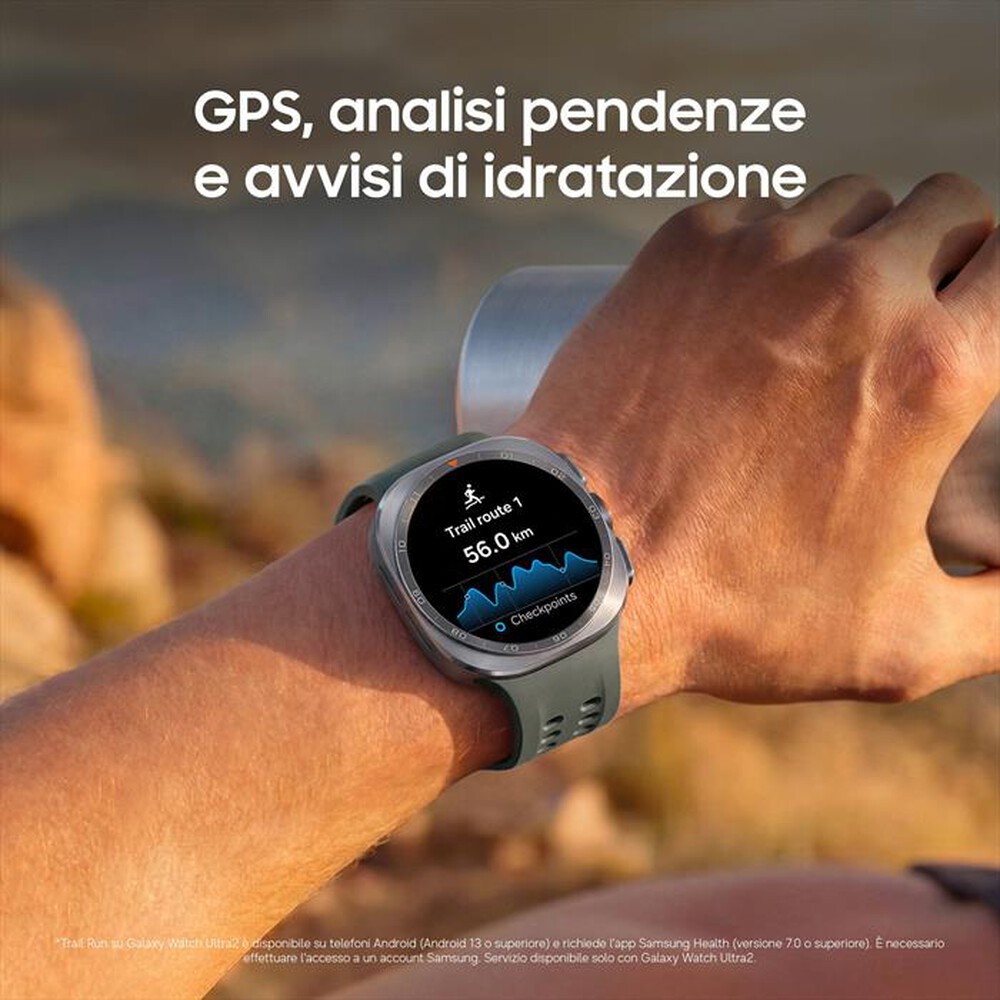 Immagine del prodotto SAMSUNG - Galaxy Watch Ultra2 47mm LTE 2+64GB-Titanium Gray