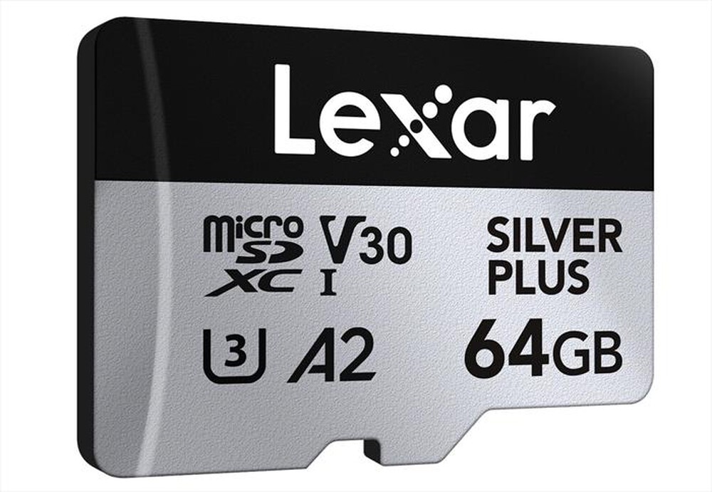 Immagine del prodotto LEXAR - 64GB MICROSDXC PLUS BIPACK-Silver