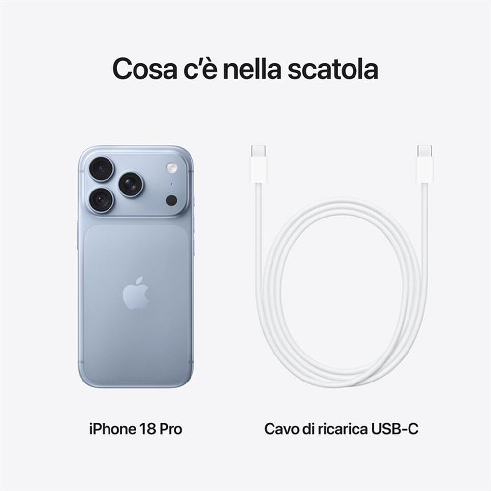 Immagine del prodotto APPLE - iPhone 18 Pro 1TB-Ghiaccio