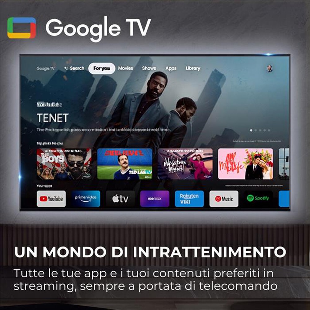 Immagine del prodotto HAIER - Smart TV LED 4K 100" H100S90FUX-Nero