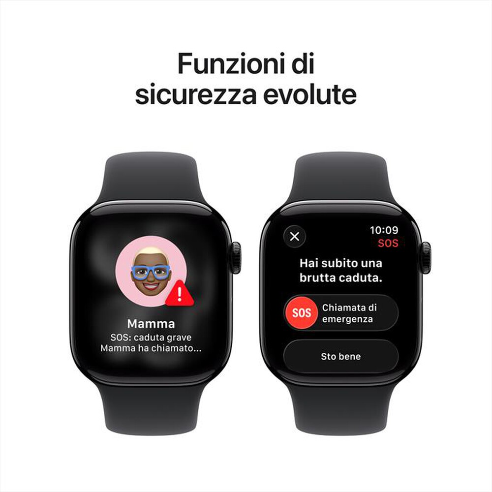 Immagine del prodotto APPLE - Watch Series 11 GPS + Cellular 42mm Titanio-Ardesia - Sport Band Nero S/M