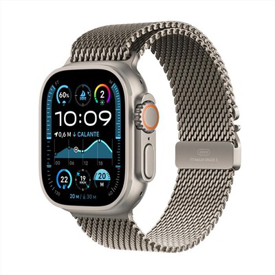 APPLE - Watch Ultra 2 GPS + Cellular 49mm Titanio-Naturale - Loop Milanese - L