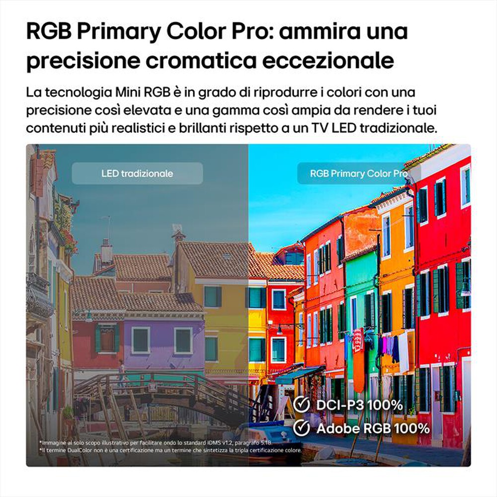 Immagine del prodotto LG - Smart TV Mini LED RGB 4K 65" PRO 65MRGB88B6B-Charcoal Black