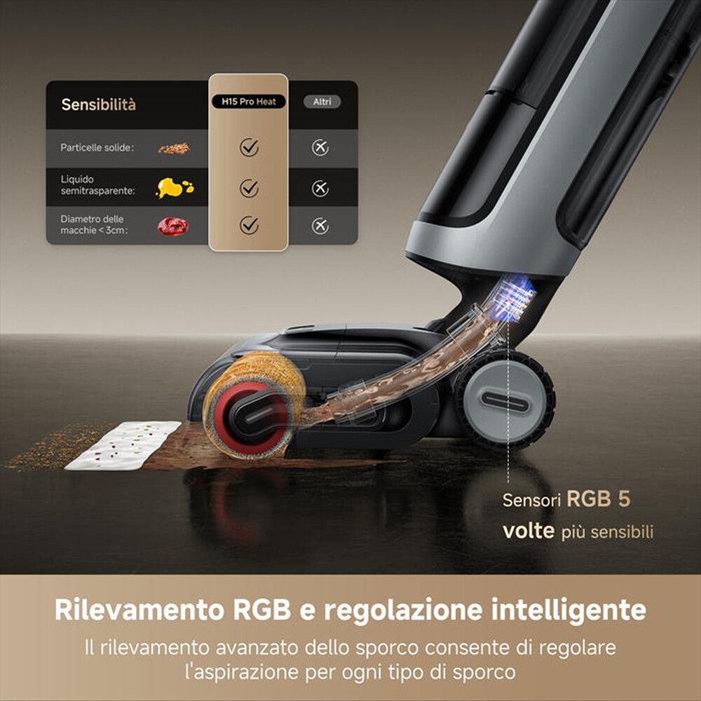 Immagine del prodotto DREAME - Scopa elettrica H15 PRO VIM HEAT-Nero / Grigio