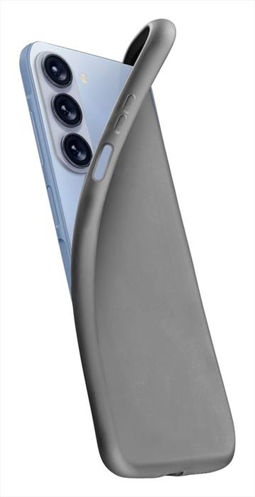 CELLULARLINE - Custodia in gomma morbida CHROMA per GALAXY A17-Nero