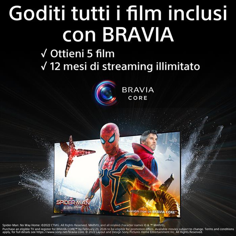Immagine del prodotto SONY - Smart TV LED UHD 4K 65" KD65X75WLAEP-Nero