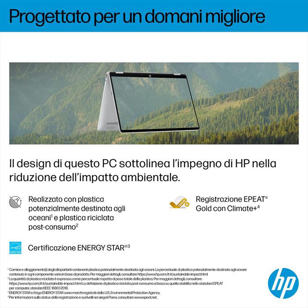 Immagine del prodotto HP - Notebook OMNIBOOK 5 FLIP X360 14-FP0000NLX-Glacier Silver