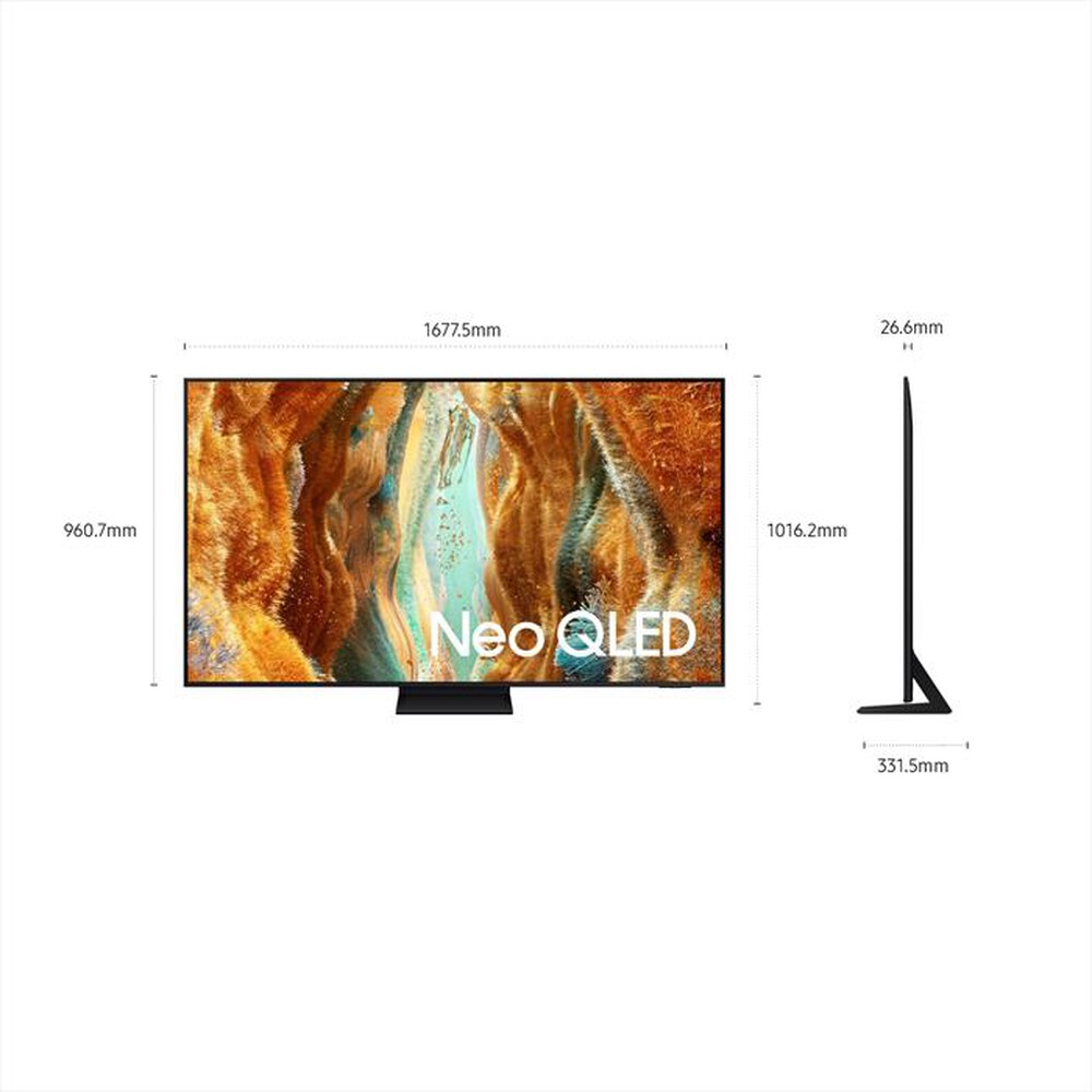 Immagine del prodotto SAMSUNG - Smart TV MINI LED UHD 4K 75" QE75QN70FAUXZT-Black
