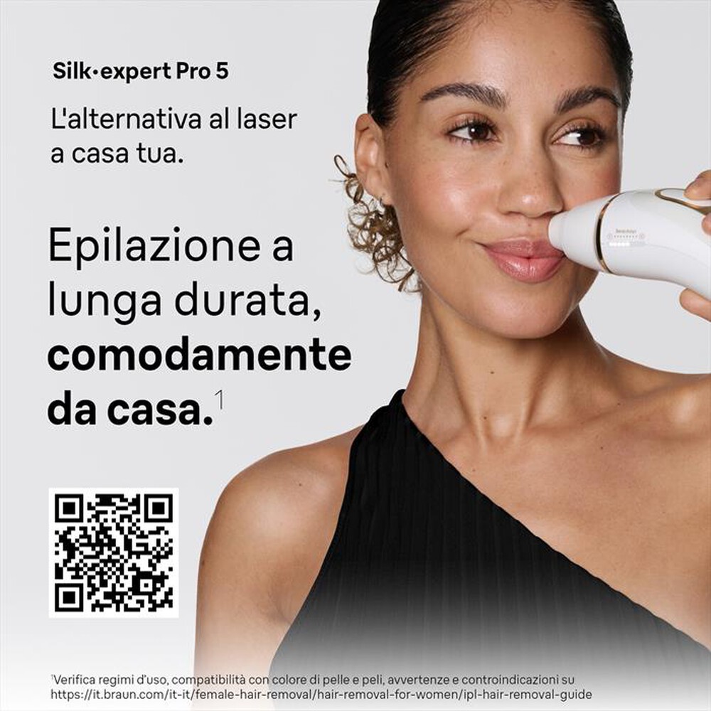 Immagine del prodotto BRAUN - Epilatore a luce pulsata IPL PL5210 BOX EURO-BIANCO/ORO