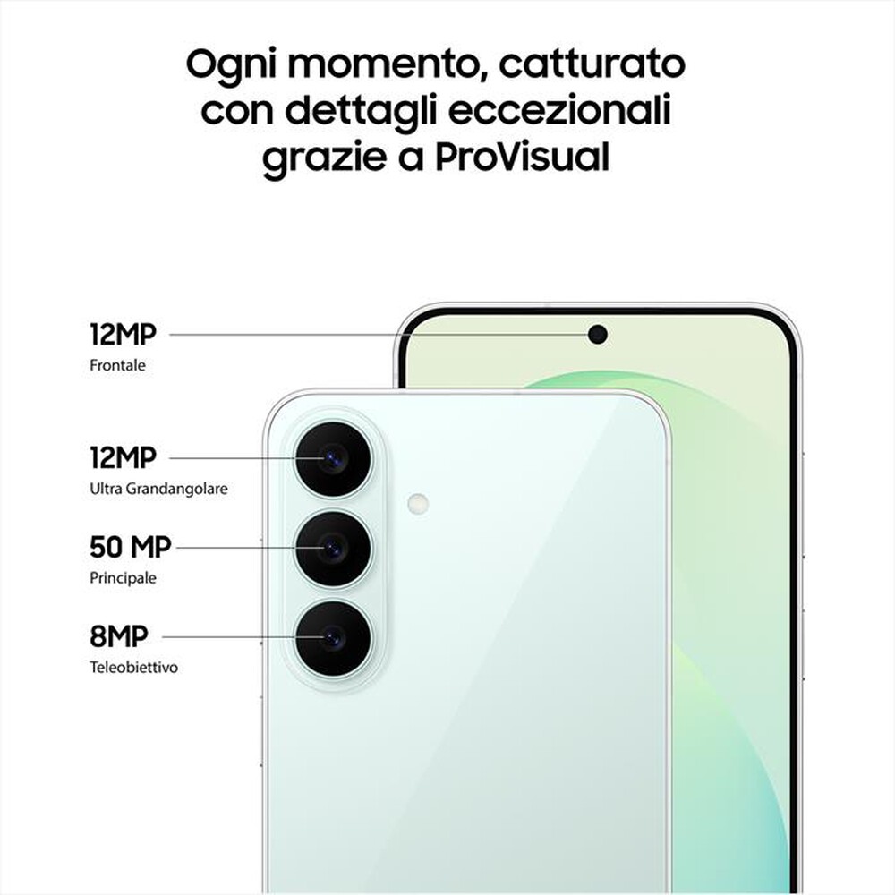 Immagine del prodotto SAMSUNG - Smartphone Galaxy S26 FE 8GB+256GB-Pistachio