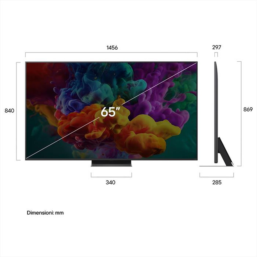 Immagine del prodotto LG - Smart TV QNED EVO AI MINILED 4K 65" 65QNED86B6B-Charcoal Black