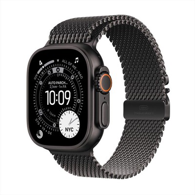 APPLE - Watch Ultra 3 GPS + Cellular 49mm Titanio Nero-Milanese Titanio Nero - L