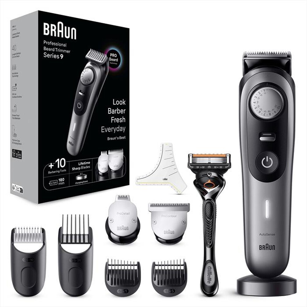 Immagine del prodotto BRAUN - Regolabarba BT9420-NERO/GRIGIO