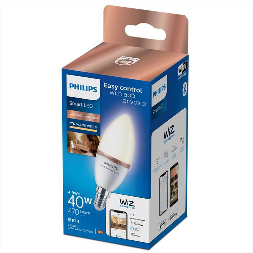 Immagine del prodotto PHILIPS - PHI SMART DIM CANDELA SMERIGLIATA 40W E14