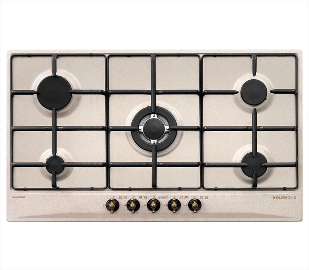 Immagine del prodotto GLEM GAS - Piano cottura a gas GT955SA 5 fuochi 86cm-Avena