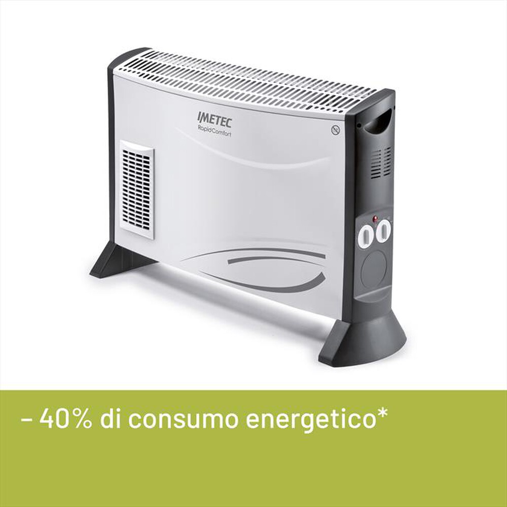 Immagine del prodotto IMETEC - Termoconvettore RAPID COMFORT-Bianco/Grigio