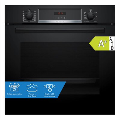 BOSCH - Forno con vapore HQA574BB3 Classe A+-Black