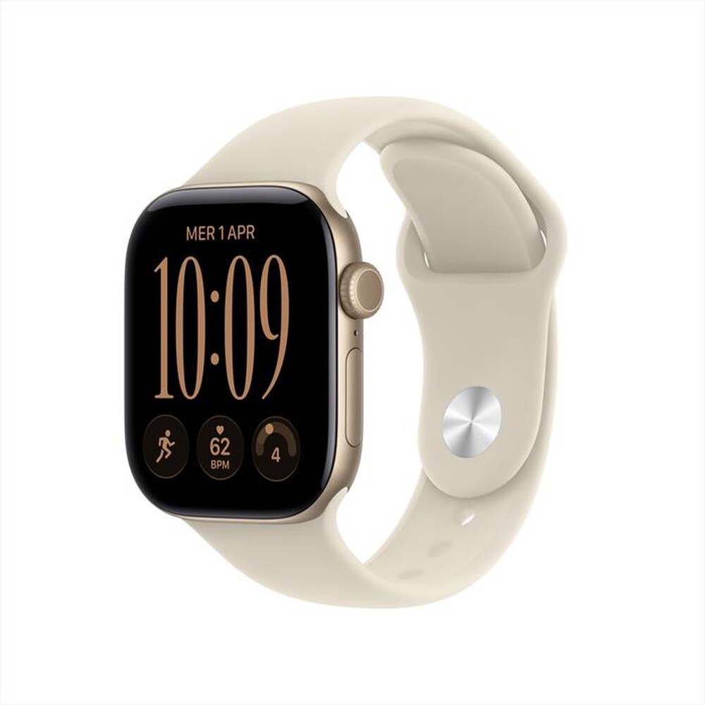 Immagine del prodotto APPLE - Watch Series 12 GPS 42mm Alluminio Oro Chiaro-Sport Band Sabbia - M/L