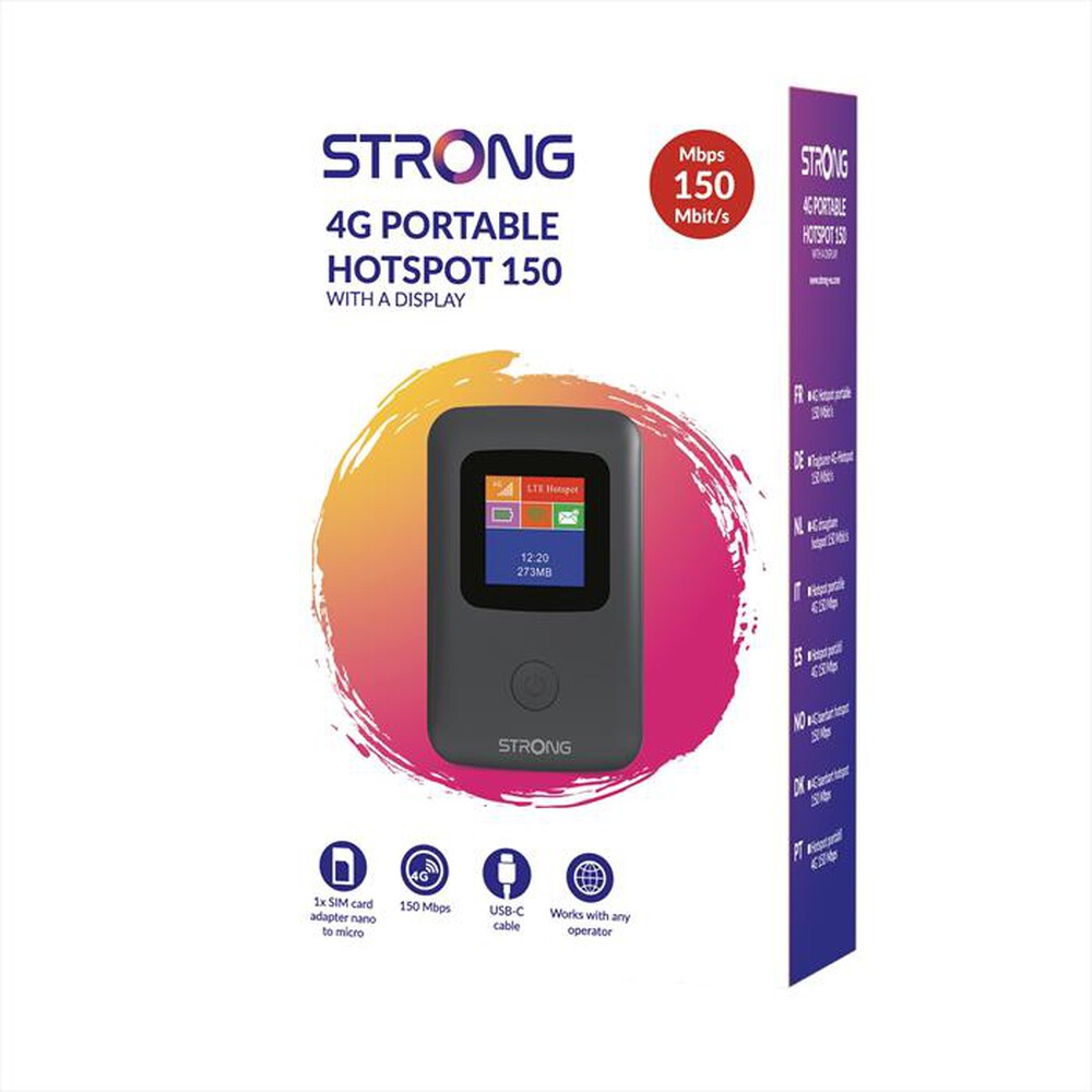 Immagine del prodotto STRONG - Router 4GMIFI150CD-GRIGIO