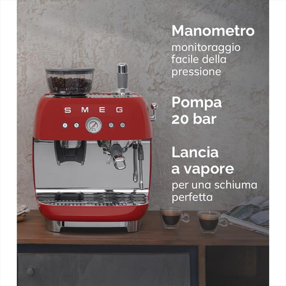 Immagine del prodotto SMEG - Macchina da Caff&egrave;+macinacaff&egrave; 50's Style EGF03PGEU-Verde LUCIDO