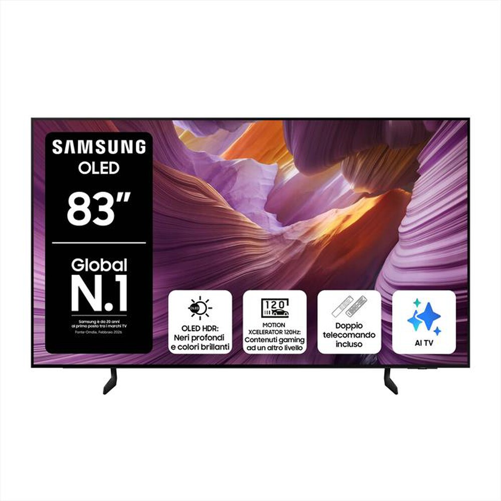 Immagine del prodotto SAMSUNG - Smart TV OLED UHD 4K 83" QE83S85FAEXZT-Graphite Black