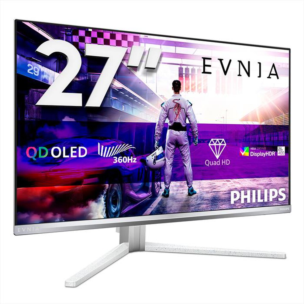 Immagine del prodotto PHILIPS - Monitor Gaming 27" QD OLED 27M2N8500/00-grigio bianco