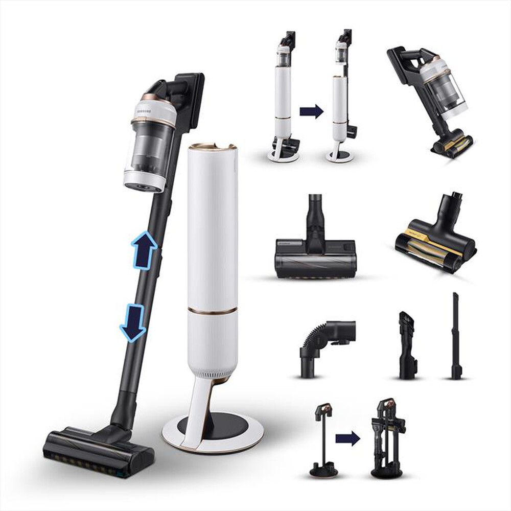Immagine del prodotto SAMSUNG - Scopa elettrica BESPOKE JET 2.0 PET VS20B95823W-Misty White