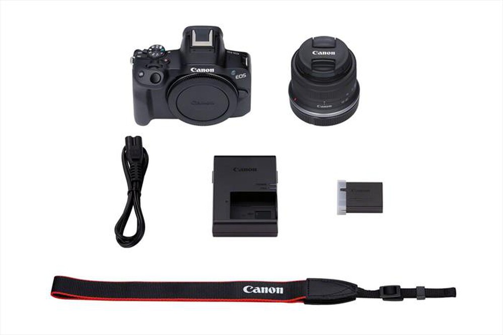 Immagine del prodotto CANON - Fotocamera EOS R50 BK + RF-S 18-45MM IS STM-Black