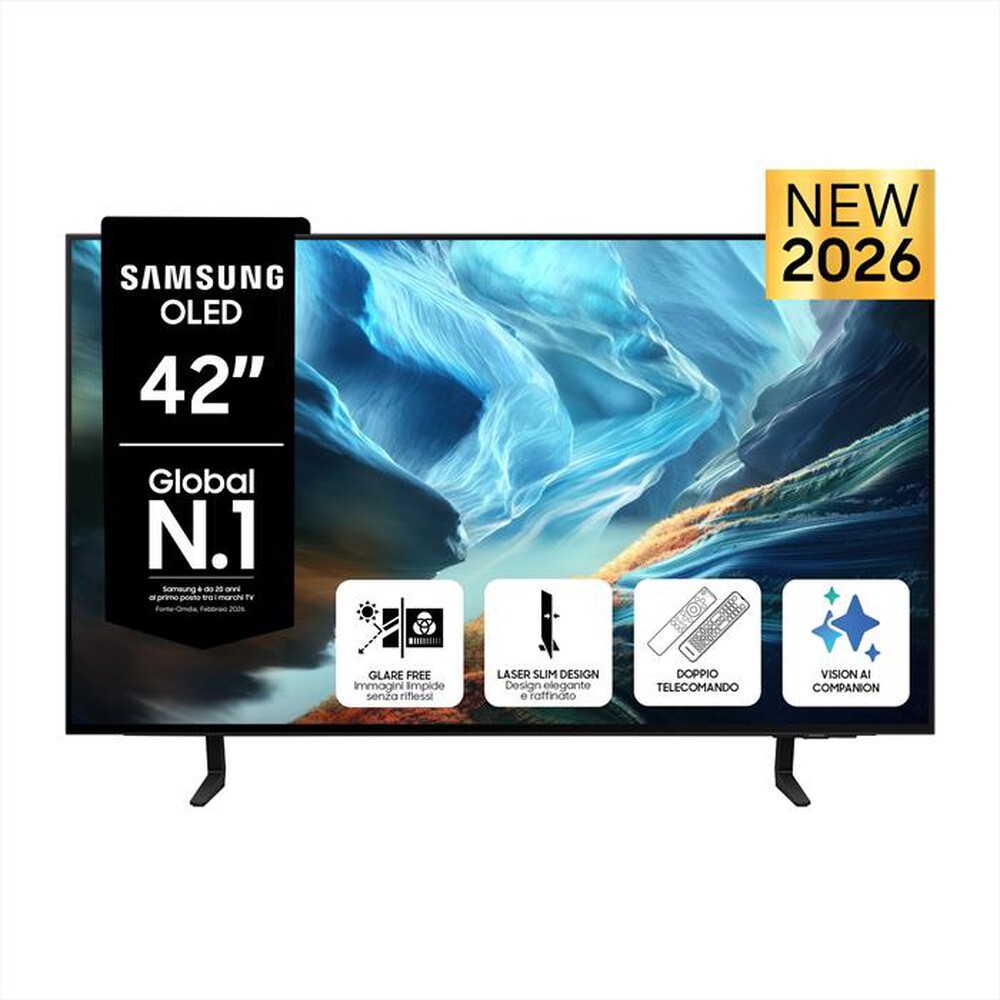 Immagine del prodotto SAMSUNG - Smart TV OLED 4K Vision AI 42" QE42S90HAEXZT-Graphite Black