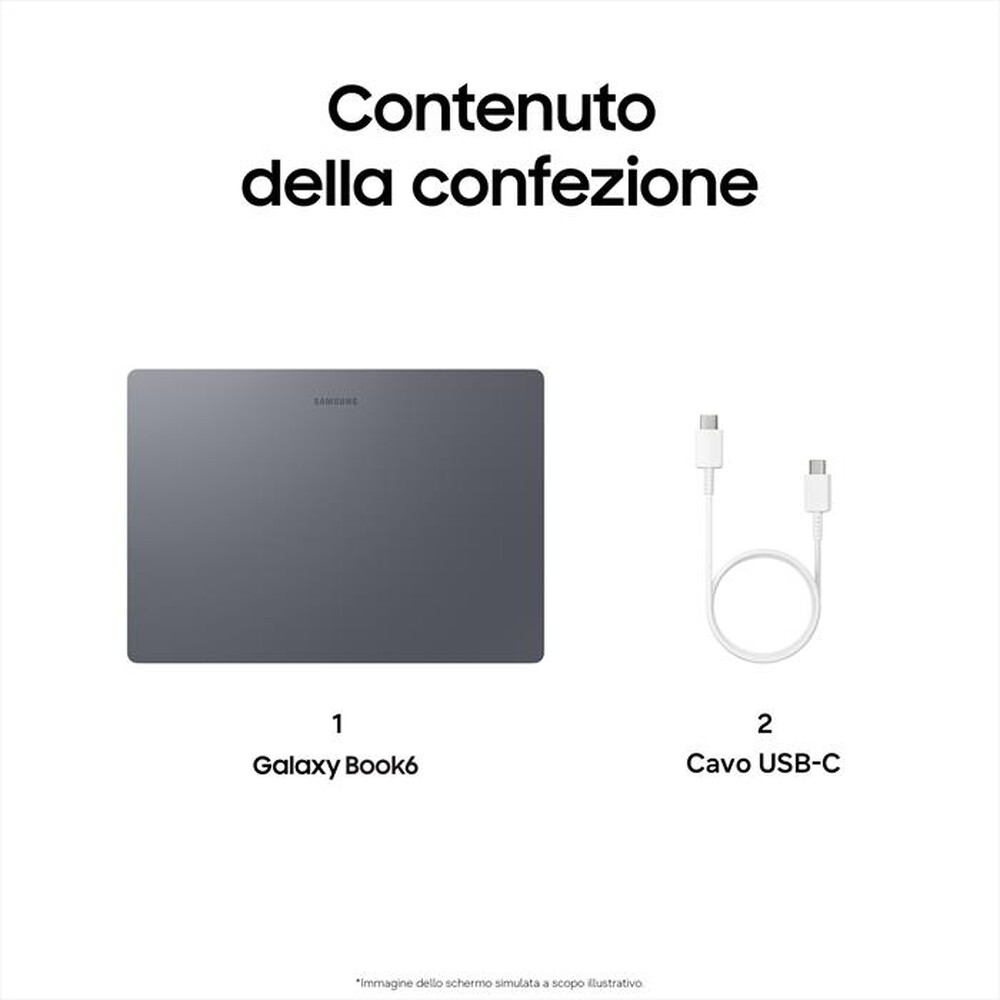 Immagine del prodotto SAMSUNG - Notebook GALAXY BOOK6 14"-Gray