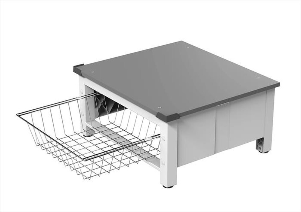 Immagine del prodotto MELICONI - BASE SPACE BASKET-Struttura bianca, ripiano grig